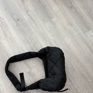 Black Quilted Dog Carrier for Travel